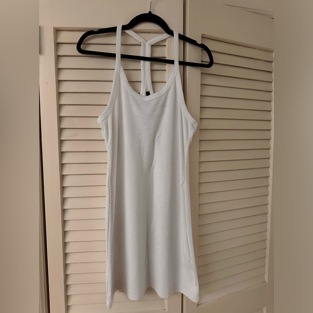 J. Crew white terry cloth coverup - size S